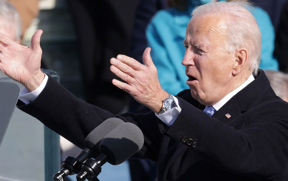 President Joe Biden was spotted wearing a Rolex Datejust